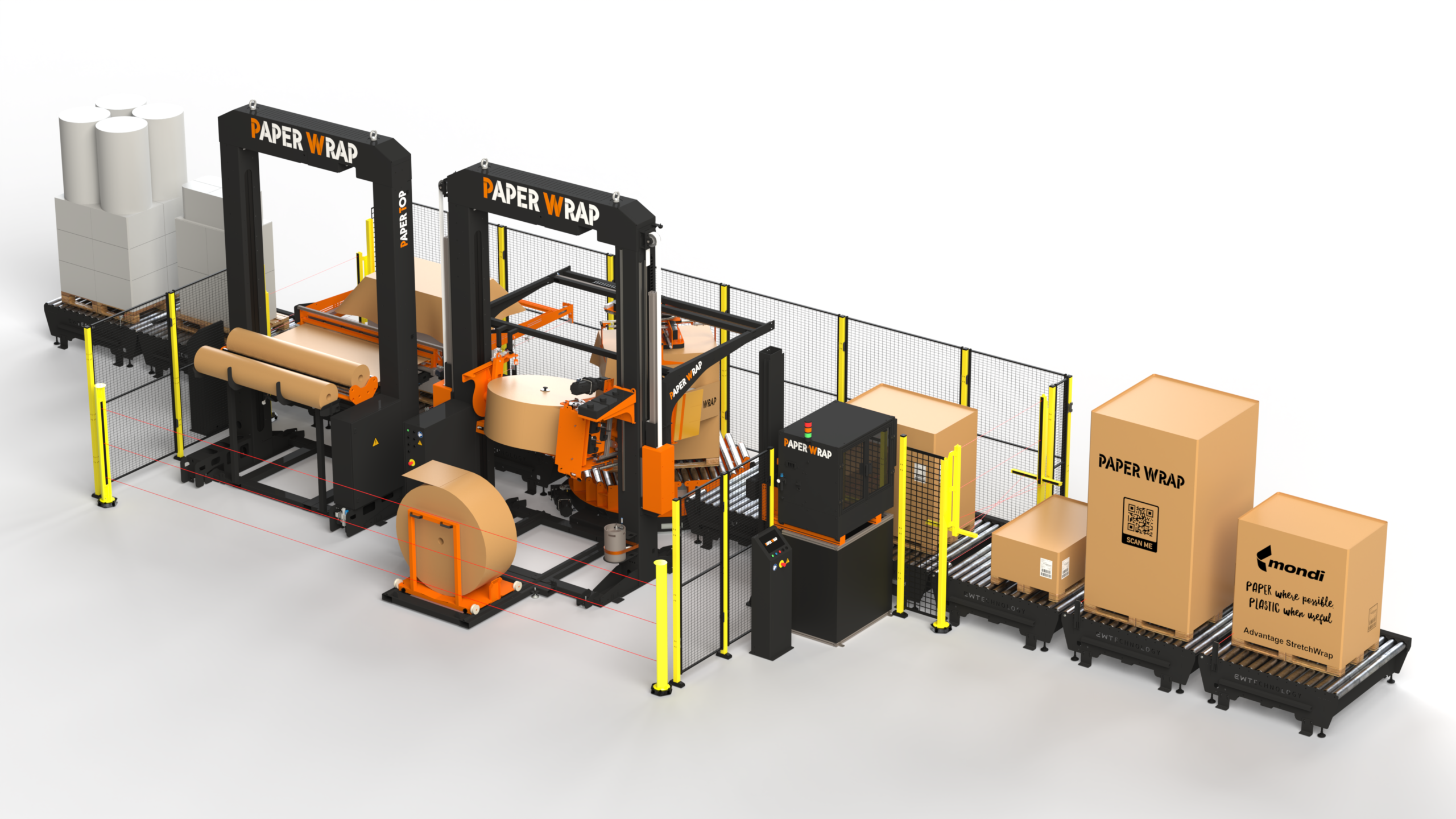 PaperWrap Fully Auto with Integrated Add Ons